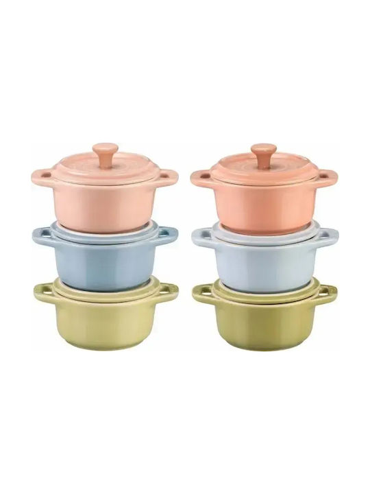 Staub Στρογγυλό Πυρίμαχο Σκεύος Κεραμικό 10x10cm 6τμχ