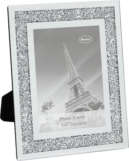 Keskor Glass Photo Frame with Silver Frame
