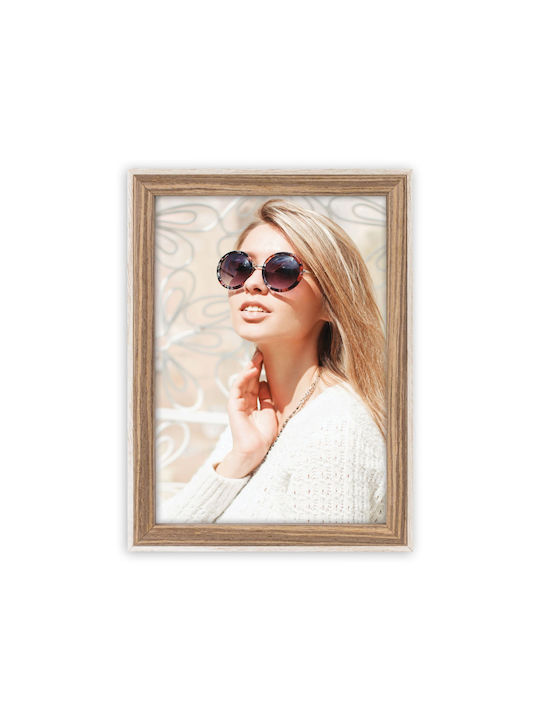 ZEP Kriss Wall-mounted Wooden Photo Frame with Beige Frame