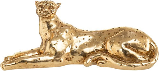 Polyester Golden Leopard 24.5x9x10.5cm