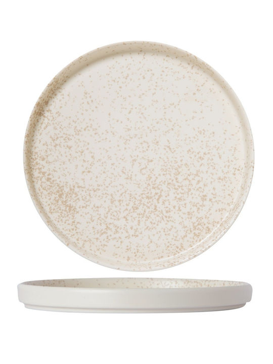 GTSA Porcelain Beige Dessert Plate 21cm
