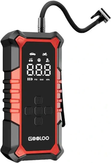 Gooloo Compresor Auto A6 Gear 36PSI Reîncărcabil Cu Baterie 12V