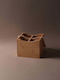 SteweHome Set of Beige Bamboo Decorative Baskets 4 Pieces