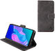 Lime Essential Husă Huawei P40 Lite E 6.39in Magnet Book Stand Clip Gri
