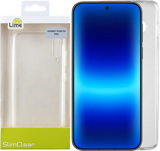 Lime Калъф Huawei Pura 90 Pro 6.6" Slimclear Tpu Camera Guard Прозрачен