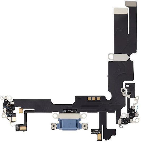 Apple iPhone 14 Plus Anschluss Zum Aufladen Flex Kabel Blau Oem