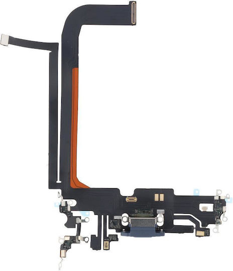 Apple Iphone 13 Pro Max Charging Flex Cable Connector Blue Oem
