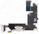 Apple Iphone 6 Plus Charging Flex Cable Connector + Audio Jack White Oem
