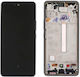 Samsung A536b Galaxy A53 5g LCD Touch Черен С Рамка Original Gh82-28024a/28025a Service Pack