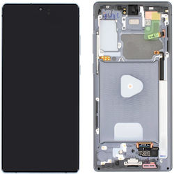 Samsung N980f/n981b Galaxy Note 20 4g/5g LCD Touch Сив С Рамка Original Gh82-23495a/23733a Service Pack