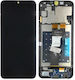 Samsung A057f Galaxy A05s Lcd Touch Black Frame + Sup Board Original Gh83-10391a Service Pack