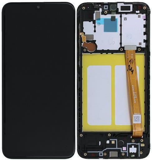 Samsung A202 Galaxy A20e LCD Touch Черен С Рамка Original Gh82-20186a/20229a Service Pack