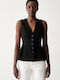 Black Women's Vest