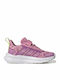 Tensaur Run Kinder Sportschuhe Running mit Schnürsenkeln Rosa