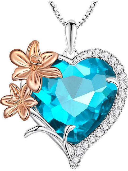 Trusky Charm Herz aus Silber mit Zirkon