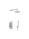 AQG Built-In Mixer & Shower Head Set for Shower Silver