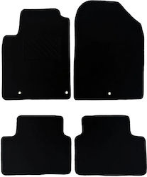 Πατάκια Αυτοκινήτου Μοκέτα Hyundai I30 2017 Black 4 Pieces