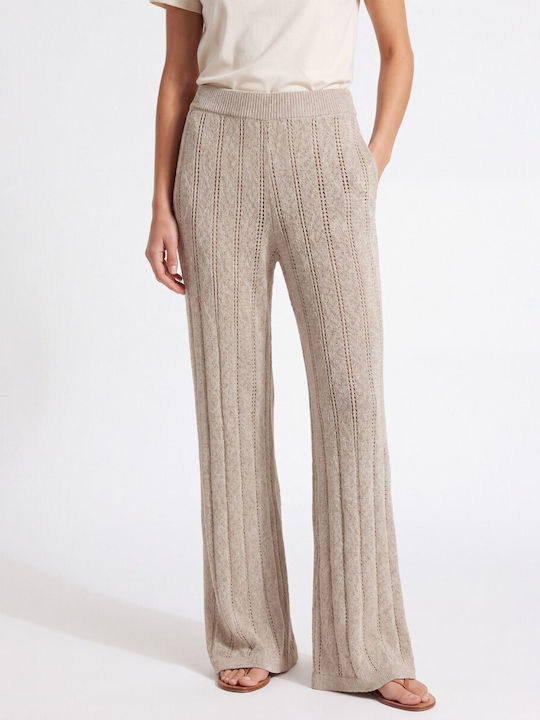 Cavalieri Damen Stoffhose Beige