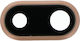 Apple Iphone 8 Plus Back Camera Lens Bezel Gold Original
