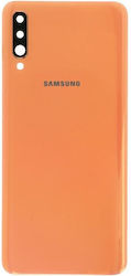 Capac Baterie Samsung A705f Galaxy A70 + Adeziv + Lentilă Cameră Portocaliu Original