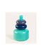 SteweHome Decorative Multicolour Glass Vase