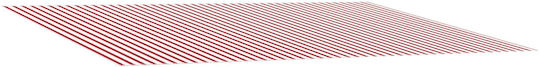 vidaXL Markisenstoff Rot mit PU-Beschichtung 2,5x3m