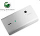 Sony-ericsson X8 Handy Ersatzabdeckung Weiß-Silber Original