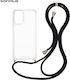 Silicone Case Strap Sonique Armor Clear Motorol...