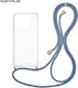 Silicone Case Cord Sonique Armor Clear Oppo Fin...