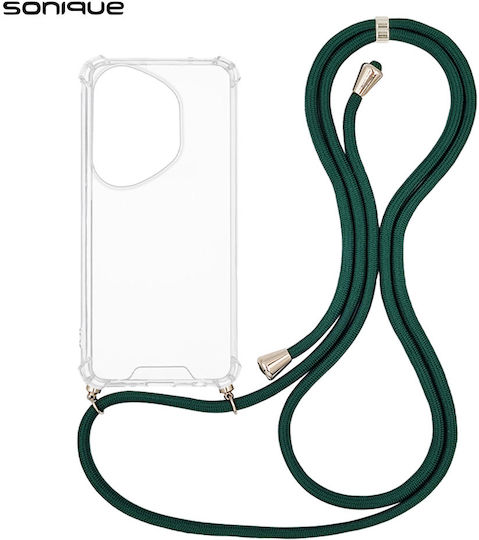 Калъф Силикон Каишка Sonique Armor Clear Honor 400 Pro 5g Тъмнозелен