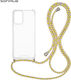 Silicone Case Strap Sonique Armor Clear Motorol...