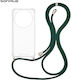 Silicone Case Cord Sonique Armor Clear Honor Ma...