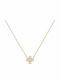 Senzio Belibasakis Women's Gold Cross 9K with Chain