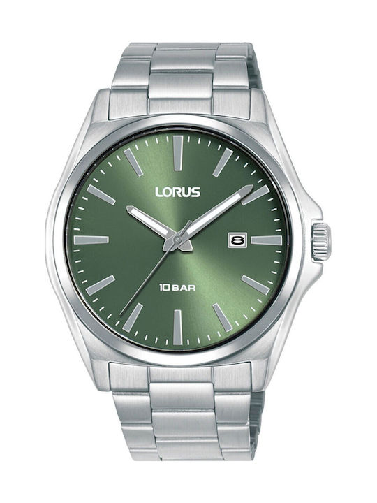 Lorus Sports Men's Battery Watch with Silver Metal Bracelet