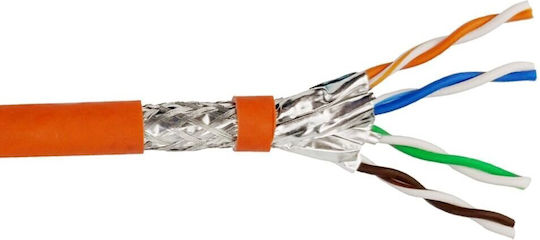 Digitus S/FTP Кат.7 (10Gbps) Мрежов Кабел Ethernet 500м Оранжев