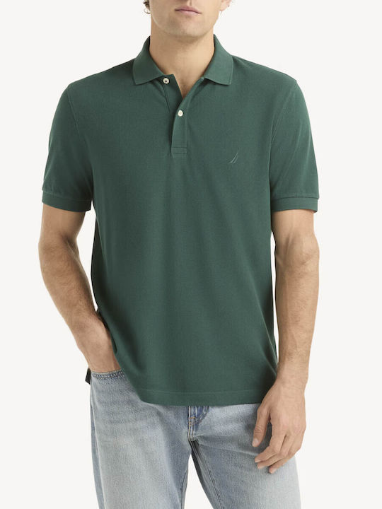 Nautica Polo Μπλούζα Κοντομάνικη Πράσινη