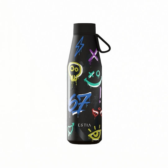 Estia Flow Save the Aegean Рециклируема Бутилка Термос Неръждаема стомана Без BPA 500ml Six Seven