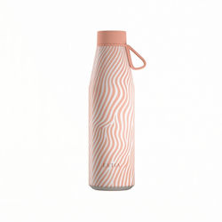Estia Flow Save the Aegean Recyclable Thermos Bottle Stainless Steel BPA Free 500ml Soft Ripple