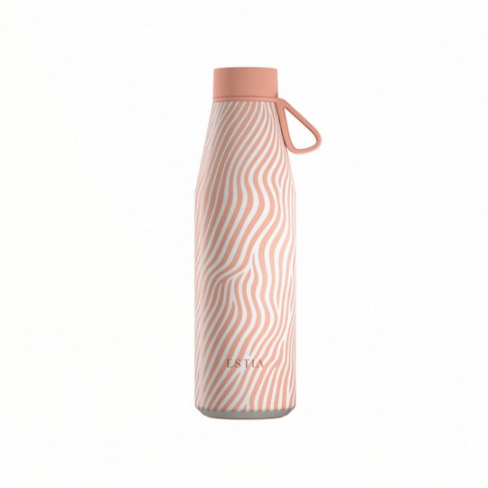 Estia Flow Save the Aegean Recyclable Thermos Bottle Stainless Steel BPA Free 500ml Soft Ripple