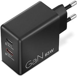 Lenovo Зарядно устройство 2x Usb-c 100w Gan Black 40aw100beu