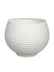Atmosphera Plastic White Plant Pot 45x45x35cm