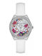 Guess Women's Watch 36mm Battery with White Rubber Strap