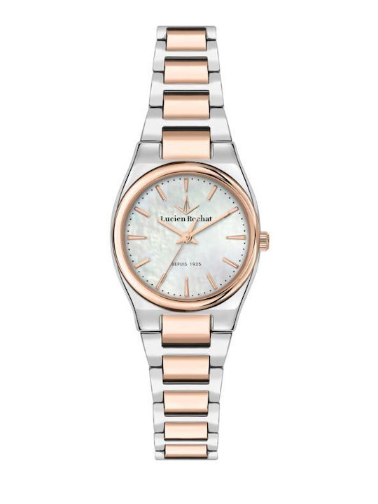 Lucien Rochat Womens Watch 28mm Battery With Gold Metal Bracelet