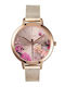Oui & Me Women's Watch 34mm Battery with Gold Metal Strap