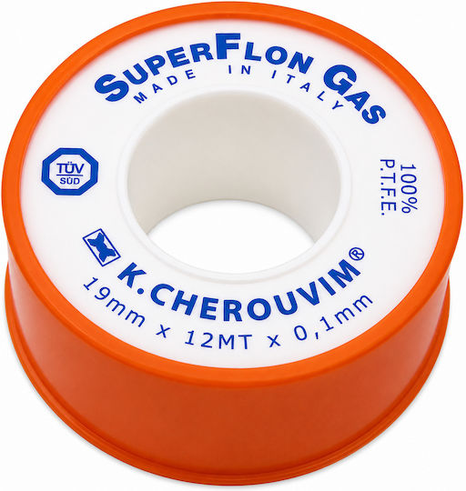Teflon Gas 19mmx12m 3/4 Superflon Gas 00484