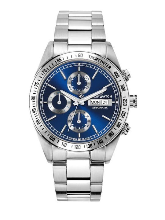 Philip Watch Caribe Men's Watch 41mm Battery with Silver Stainless Steel Bracelet