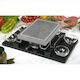 Convivio Rectangular Volcanic Stone Stainless Steel Support 18/10 Wooden Board 21x29cm Ilsa Italy