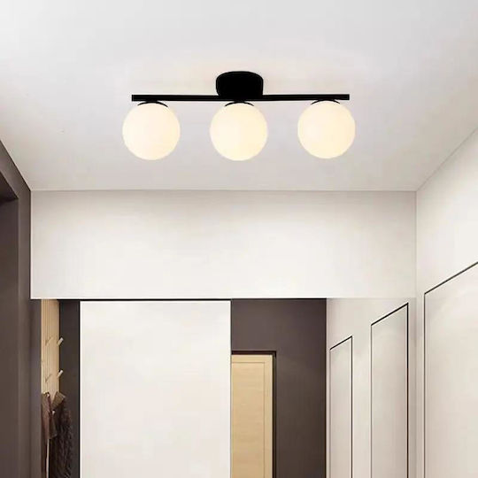 Luminastar Deckenleuchte montieren 50cm Schwarz