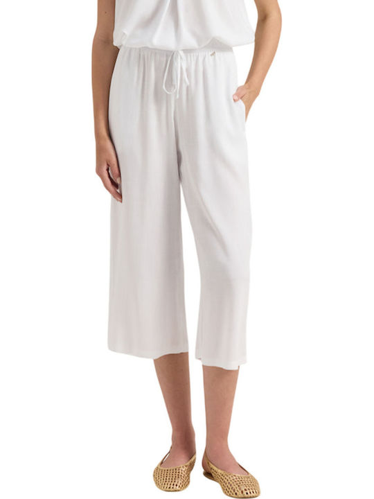 Enzzo Enzzo Damen Hochgebirge Zip-Culottes Weiß