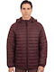 Herren Puffer Jacken Lila